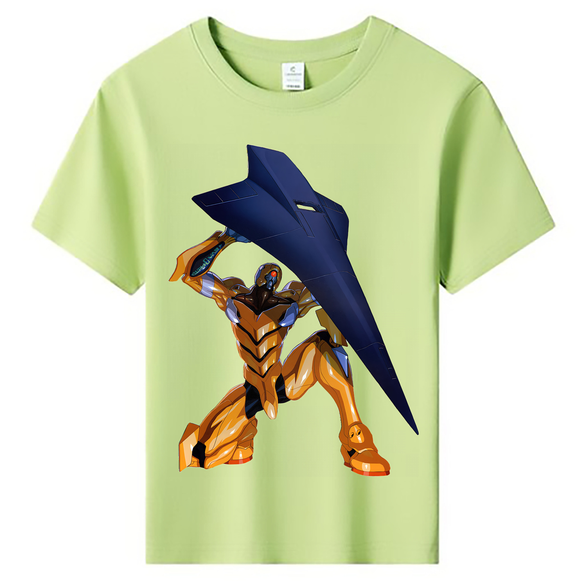 （画像用） EVA 新世紀エヴァンゲリオン 綿100％キッズTシャツ（フロントプリント）